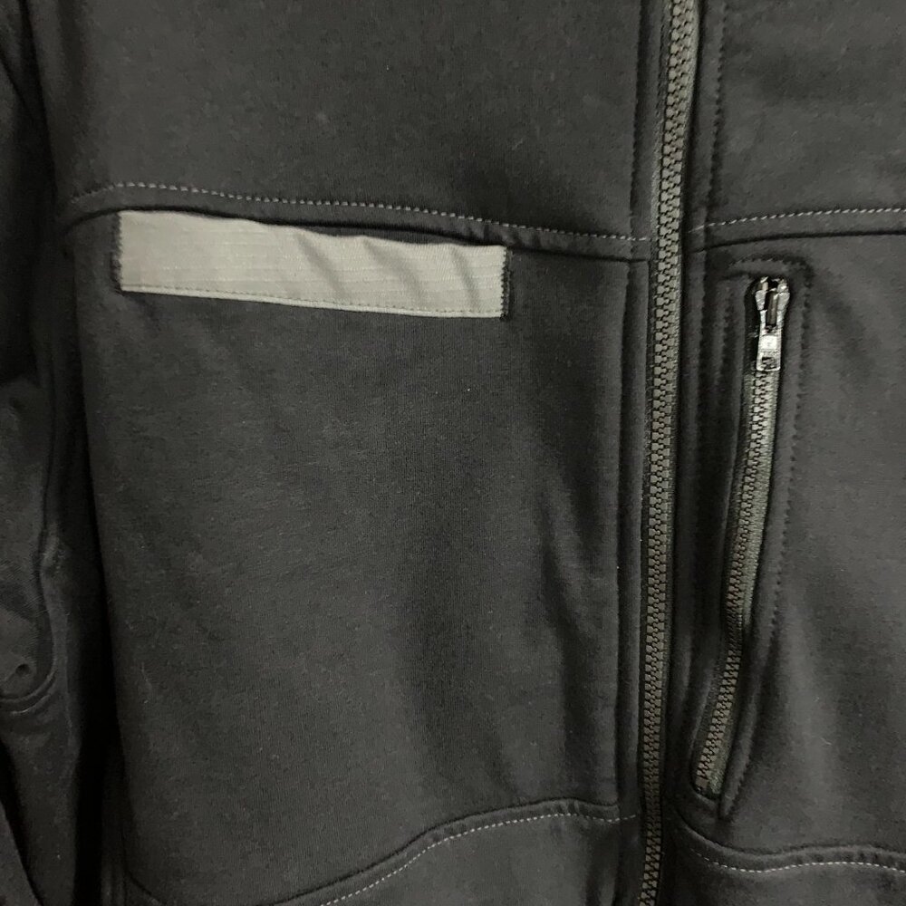 Bulwark Protection Men's Black Large Regular Flame Resistant FR Full Zip Jacket - Picture 5 of 16